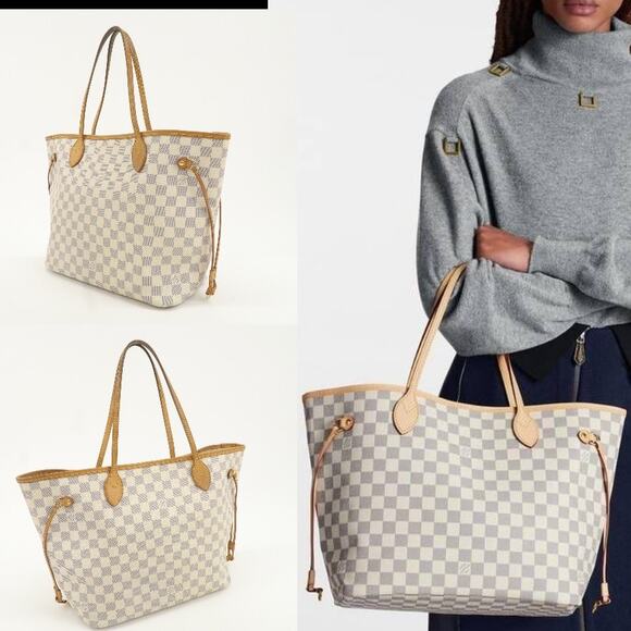 💎✨AUTHENTIC✨💎Louis Vuitton Damier Azur Tote Bag - Picture 1 of 16